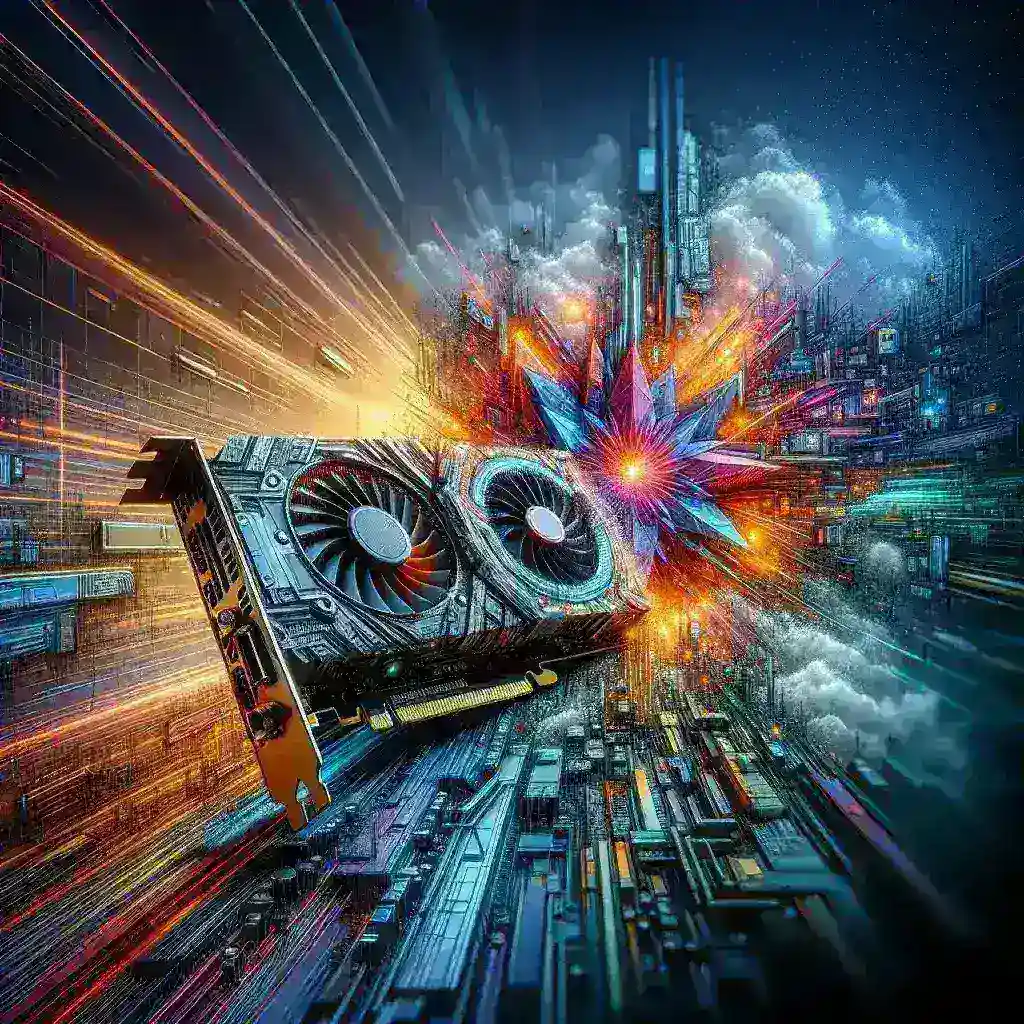 "Imagem destacando as novas atualizações da Nvidia que expandem o suporte ao Ray Tracing em GPUs mais antigas, mostrando um gráfico comparativo de desempenho gráfico antes e depois das atualizações."