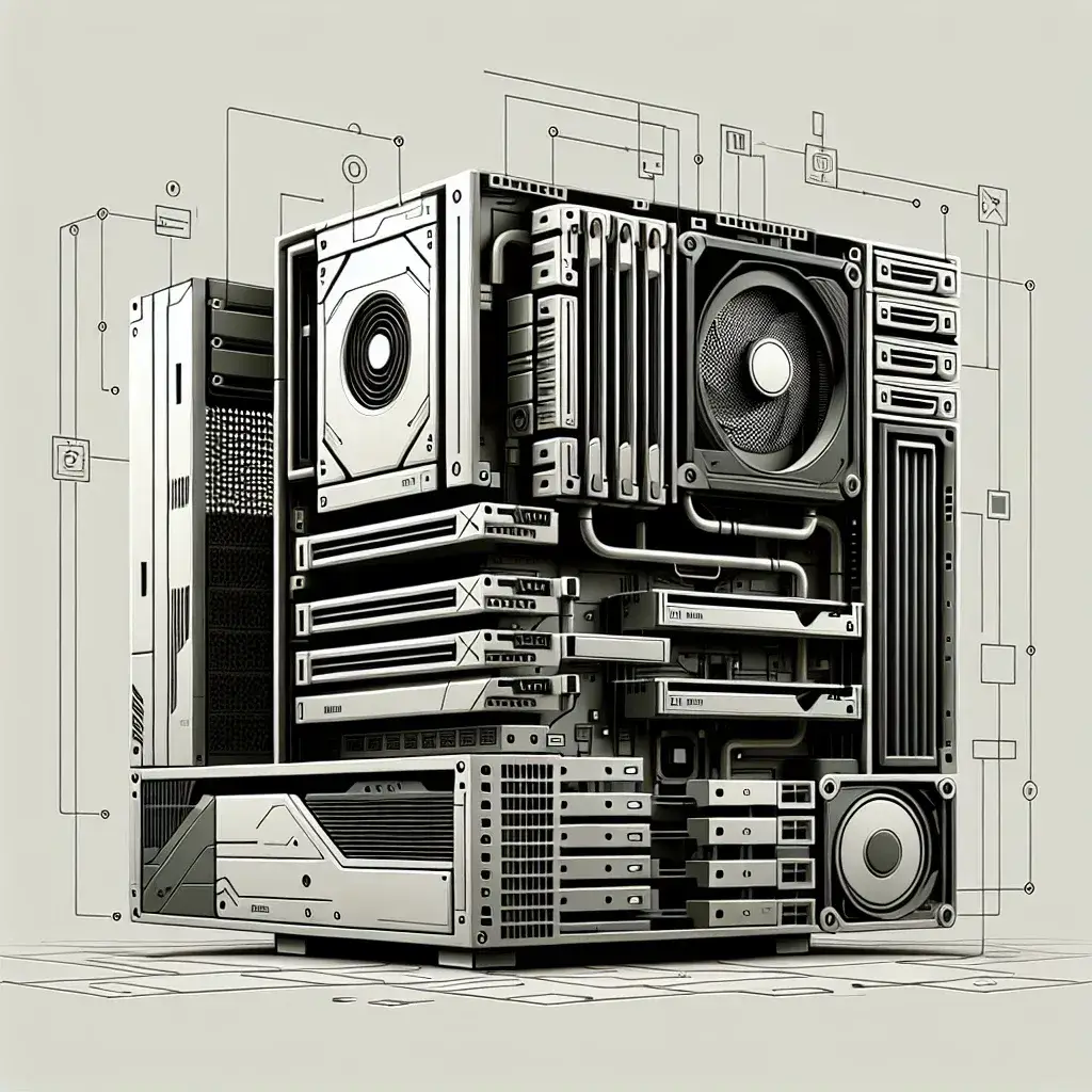 "Imagem de um novo PC modular da Dell, destacando sua capacidade de upgrade rápido de peças, ideal para gamers e profissionais de tecnologia."